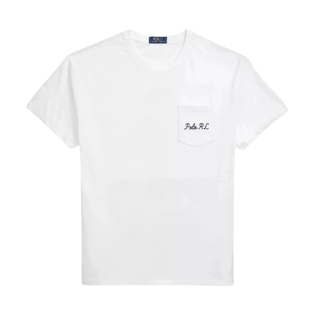 Ralph Lauren Wit t-shirt met beer Classic Fit White Heren