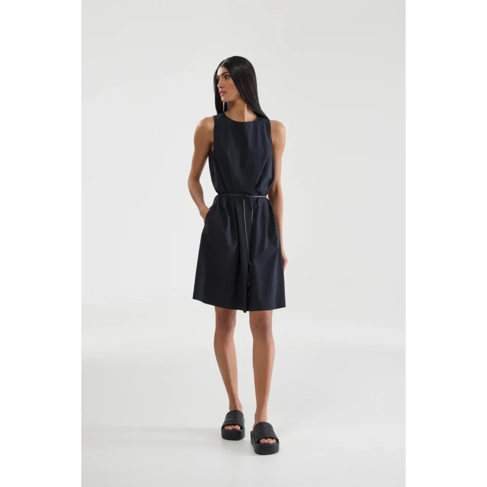 RRD Stijlvolle Tanktop Jurk Black Dames