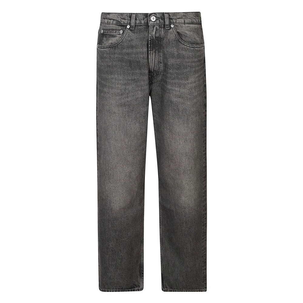 Our Legacy Men's Gray Straight Fit Jeans, W30, Third Cut Straight Jeans