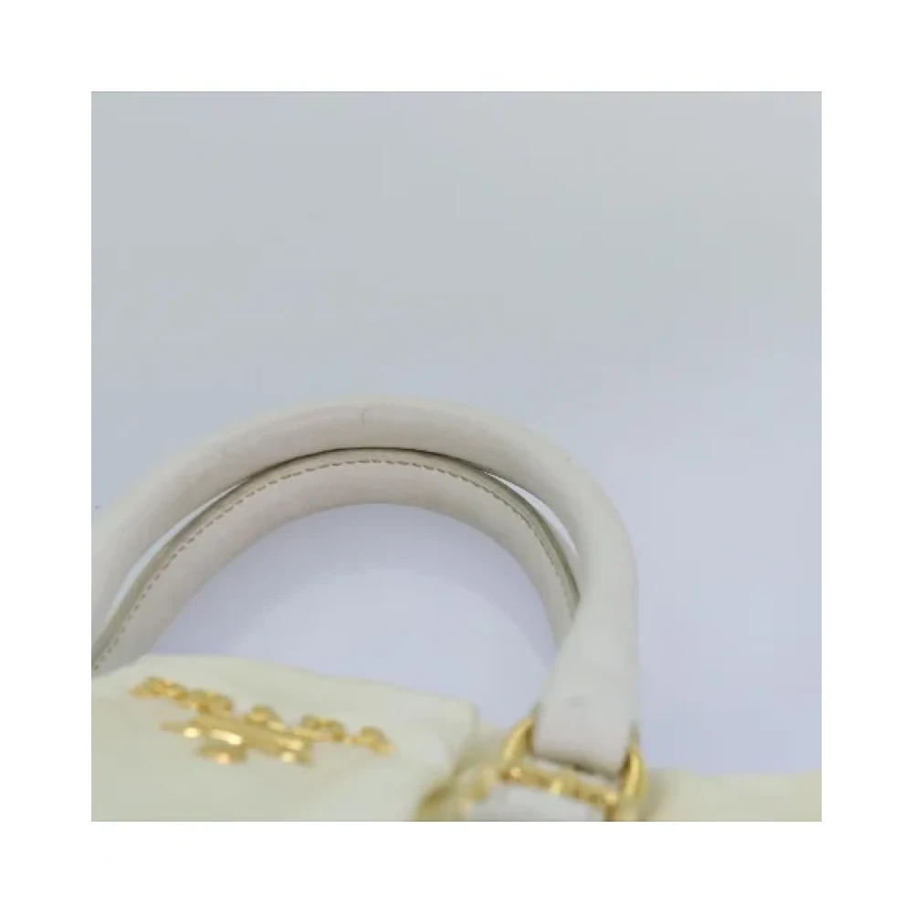 Prada Vintage Pre-owned Nylon prada-bags White Dames