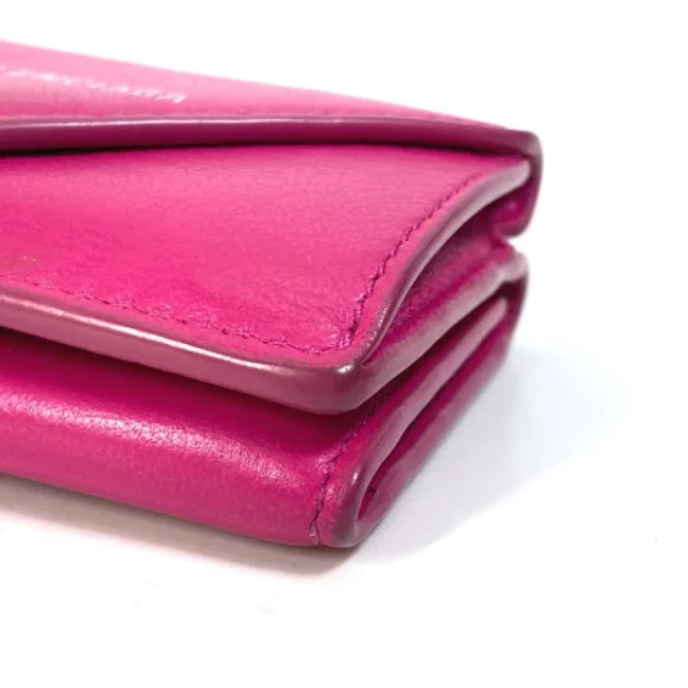 Balenciaga Vintage Pre-owned Leather wallets Pink Dames