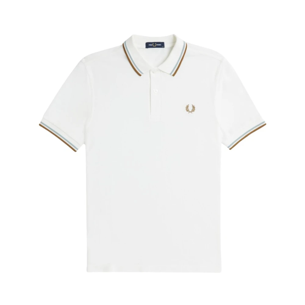 Fred Perry Klassiek Polo Shirt voor Mannen White Heren