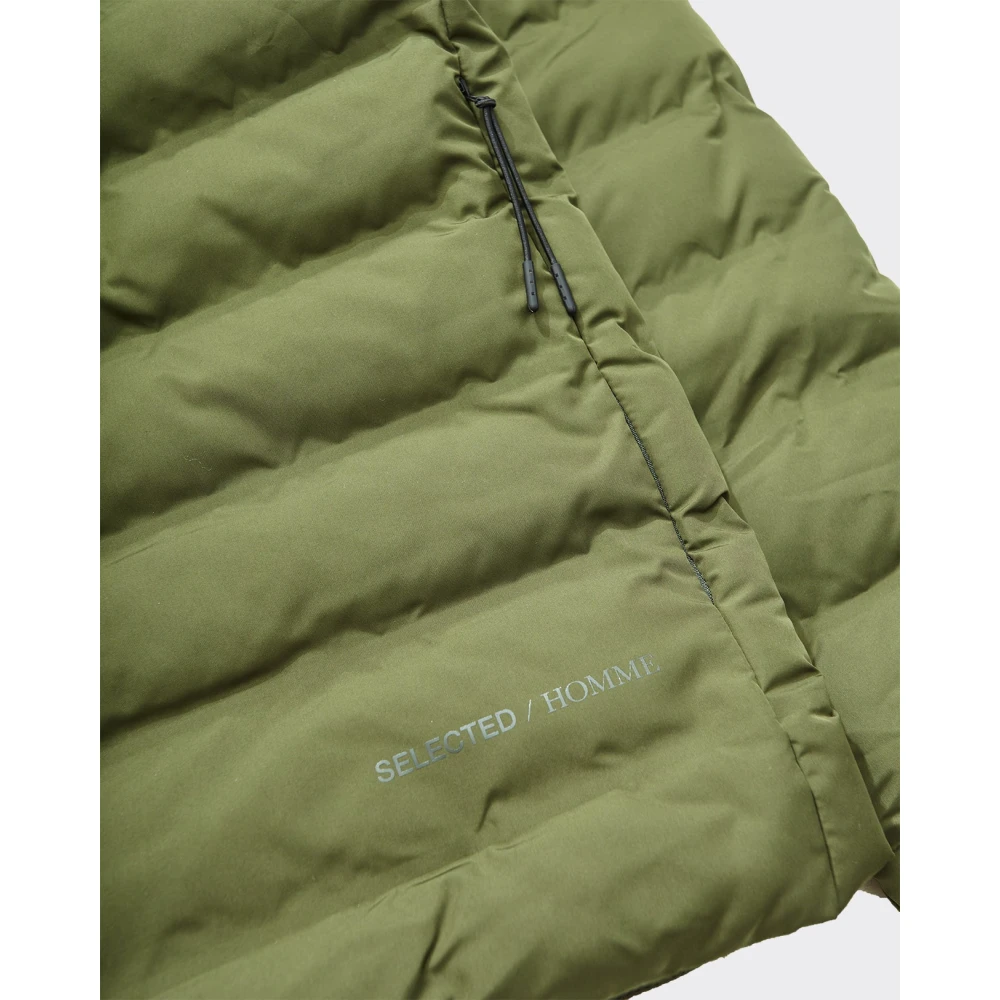 Selected Homme Groene Barry Jas 100% Polyester Gerecycled Green Heren