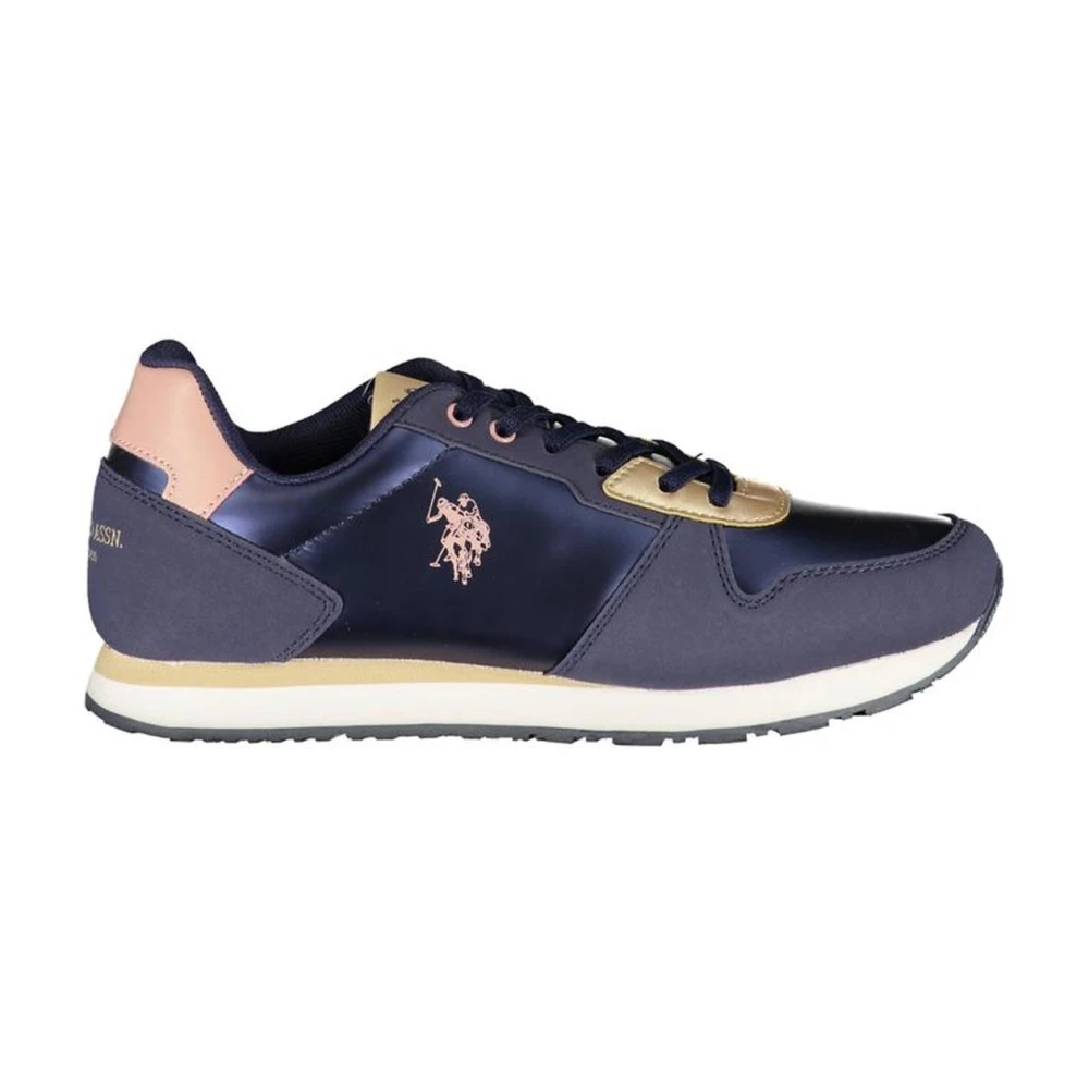 U.s. Polo Assn. Navy And Gold Casual Trainers - Female - Sneakers - Blue - 2 Uk - Shoes
