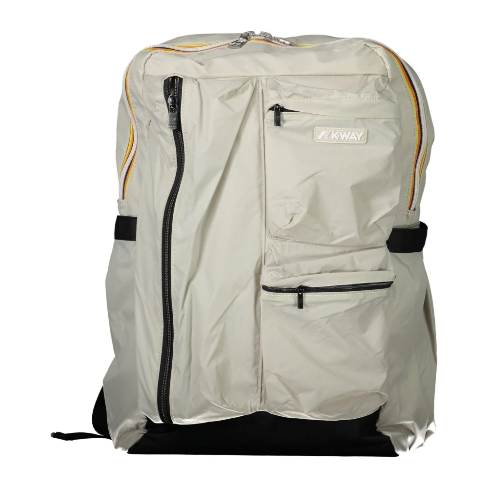 K-way Grijze Herenrugzak met Laptopvak Gray Heren