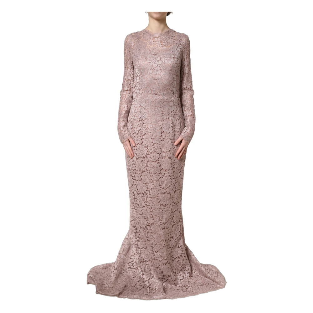 Dolce & Gabbana Women's Pink Evening Gown Long Dress - Gowns - Xs - Dresses