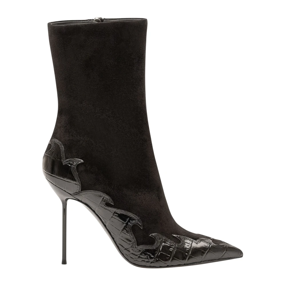 Paris Texas Donna Nero Scarpe, 38 1/2 Eu, New,