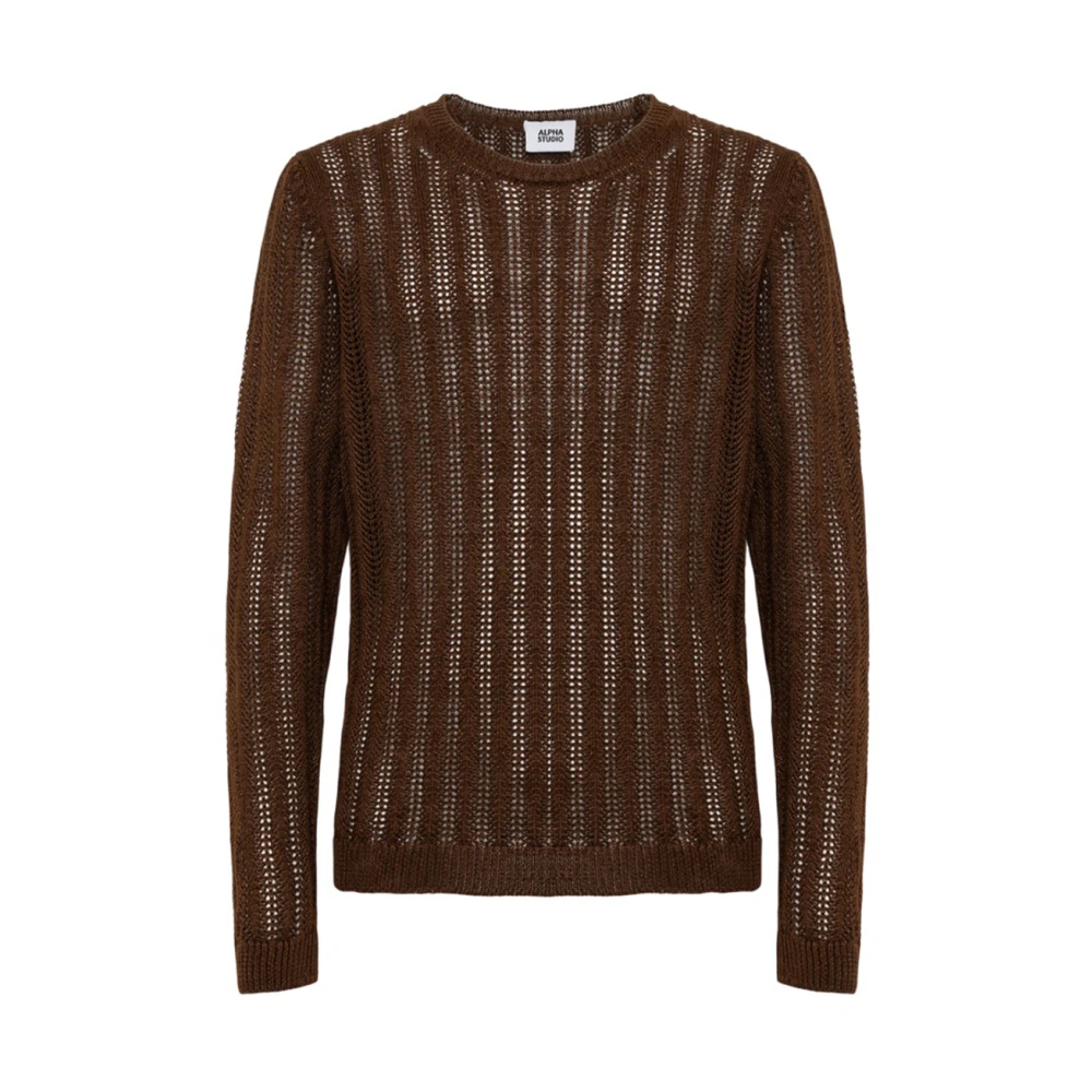 Knitwear > Round-neck Knitwear - - Alpha Studio - Modalova