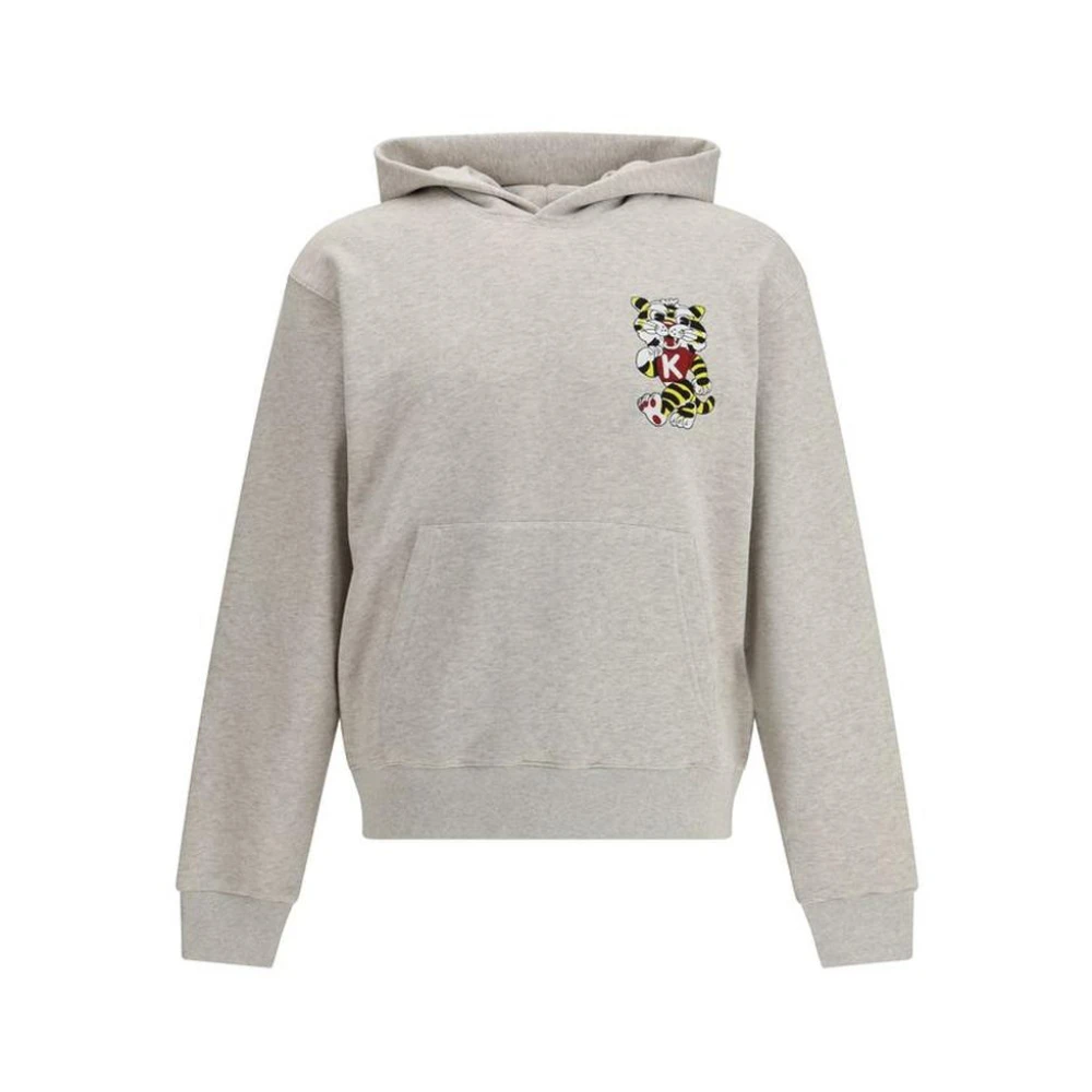 Kenzo Herr Grå Sweatshirts & Hoodies L, Bomull, Cotton Crewneck Sweatshirt