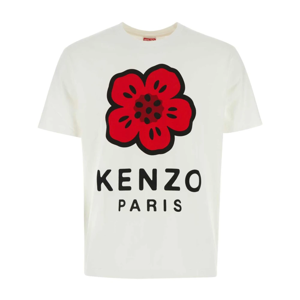 Kenzo Klassisk Vit Bomull T-shirt White, Herr