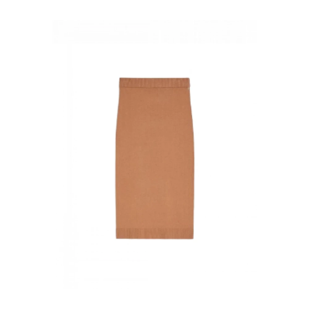 Pennyblack Midi wol en kasjmier rok Beige Dames