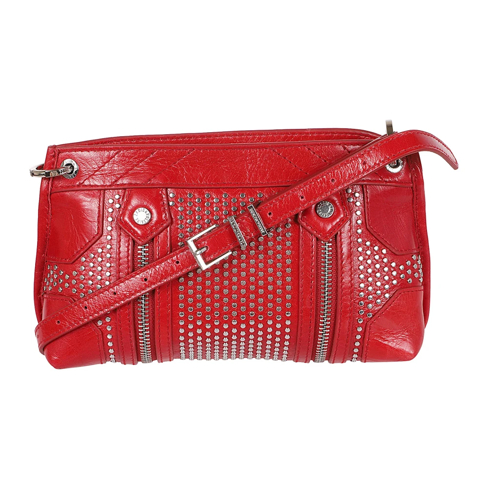 Zadig & Voltaire Leren Tas in Flash Kleur met Rits Red Dames
