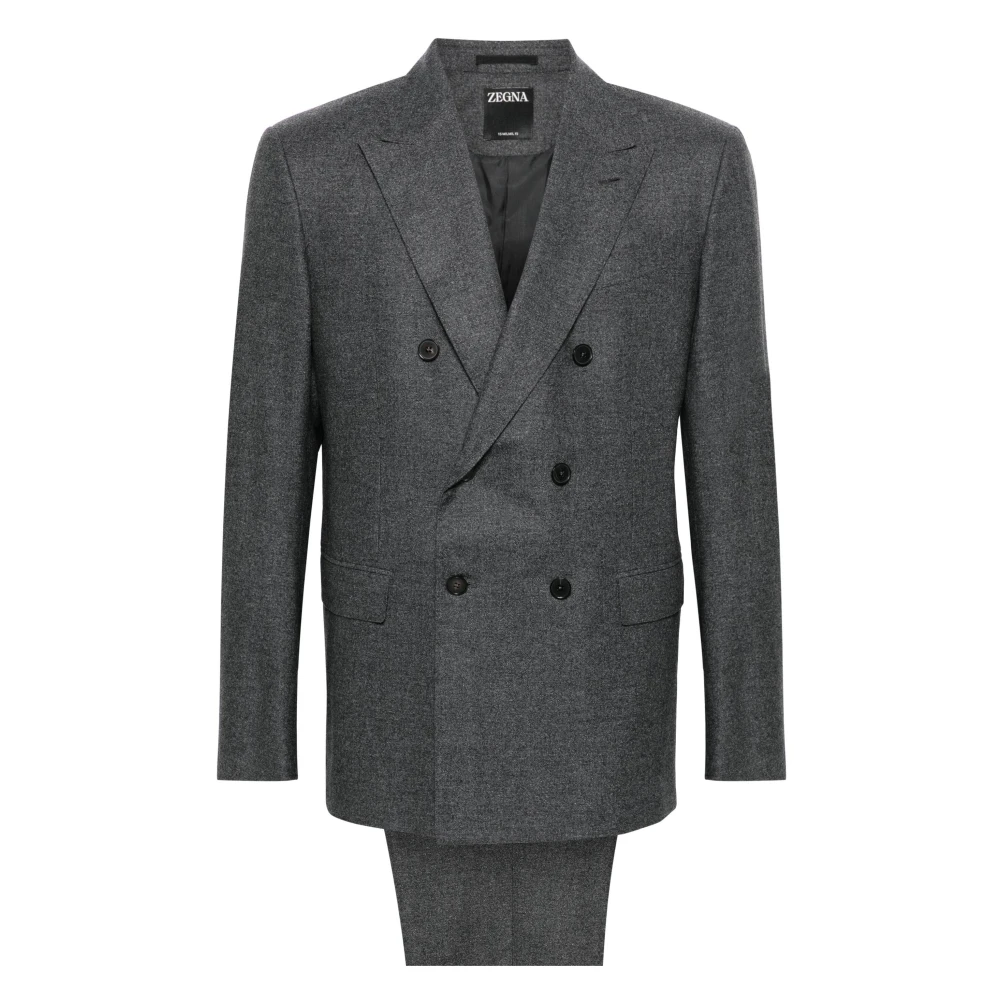 Suits > Suit Sets > Double Breasted Suits - - Ermenegildo Zegna - Modalova