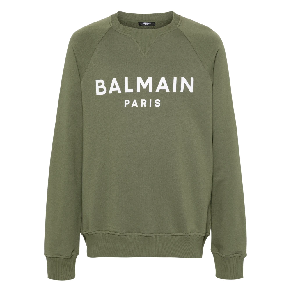 Balmain Sweatshirts Green Heren