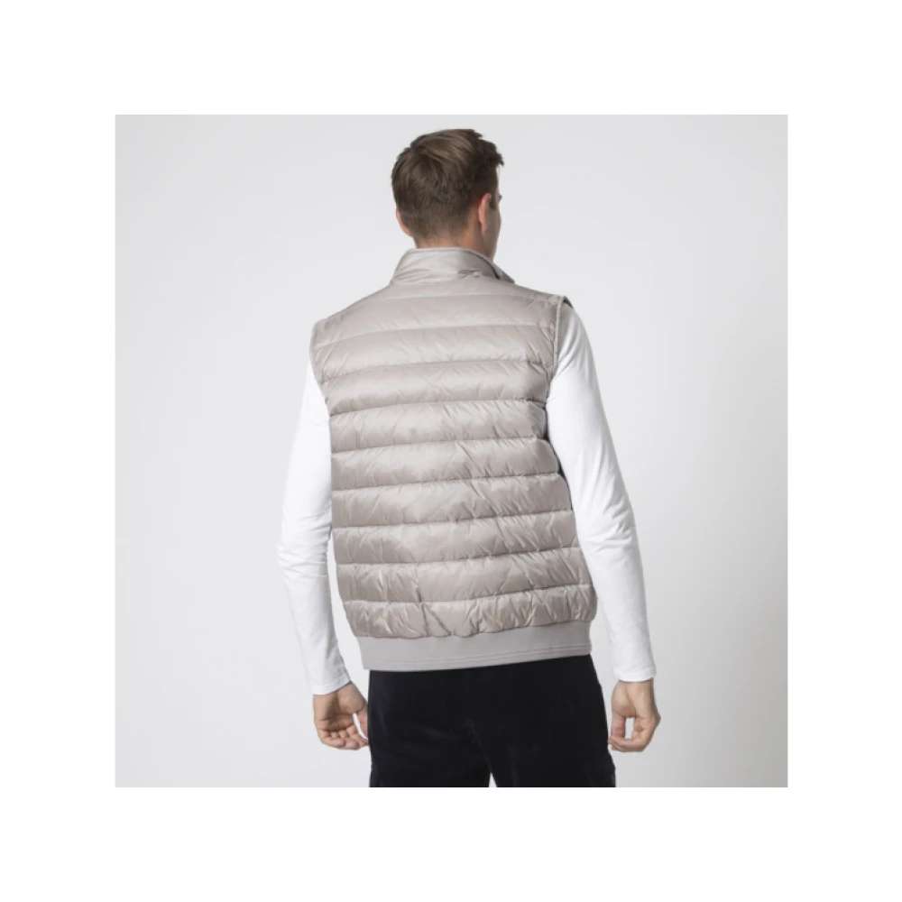 Belstaff Metallic Grijze Mouwloze Vest Gray Heren