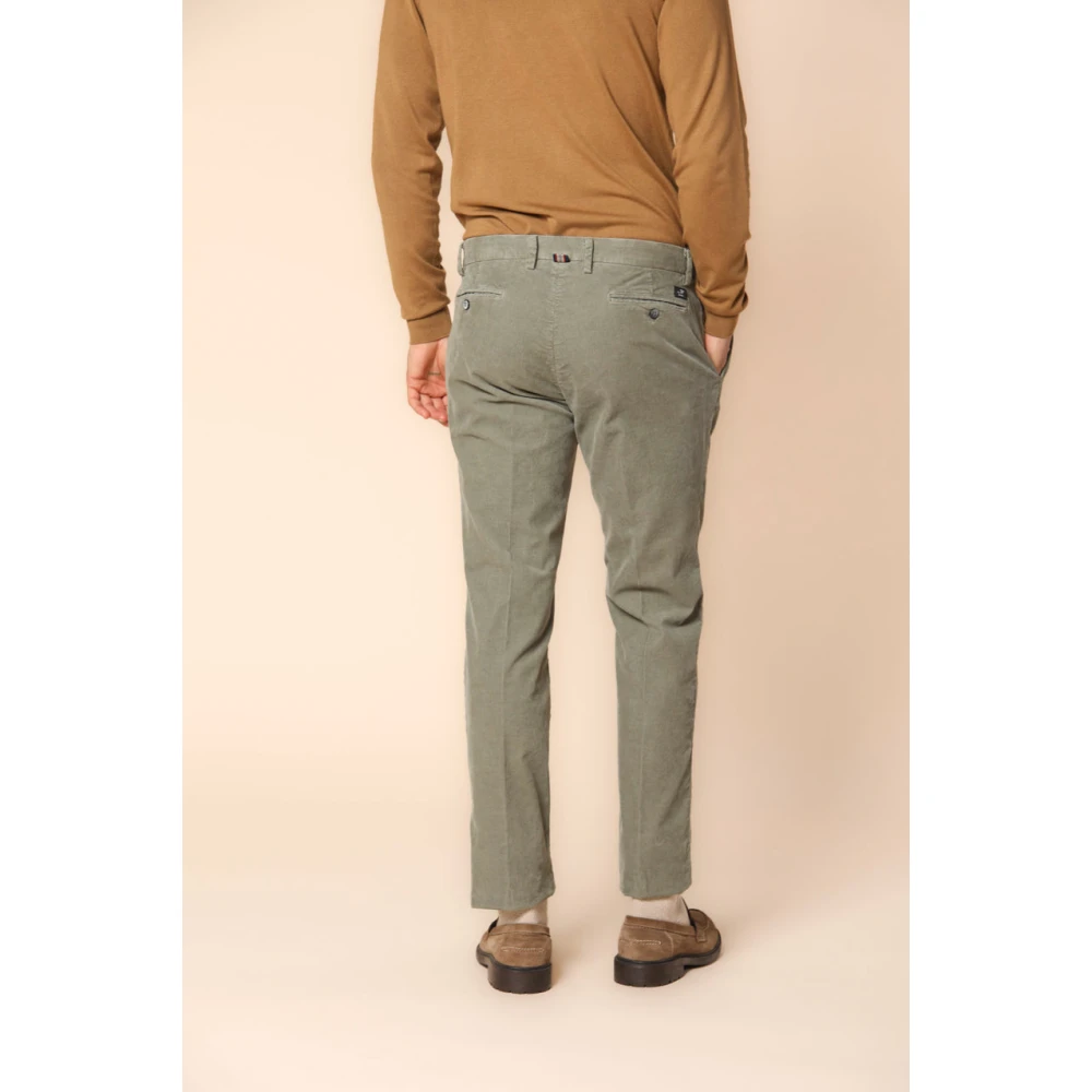 Mason's Fluwelen chino broek voor heren Green Heren