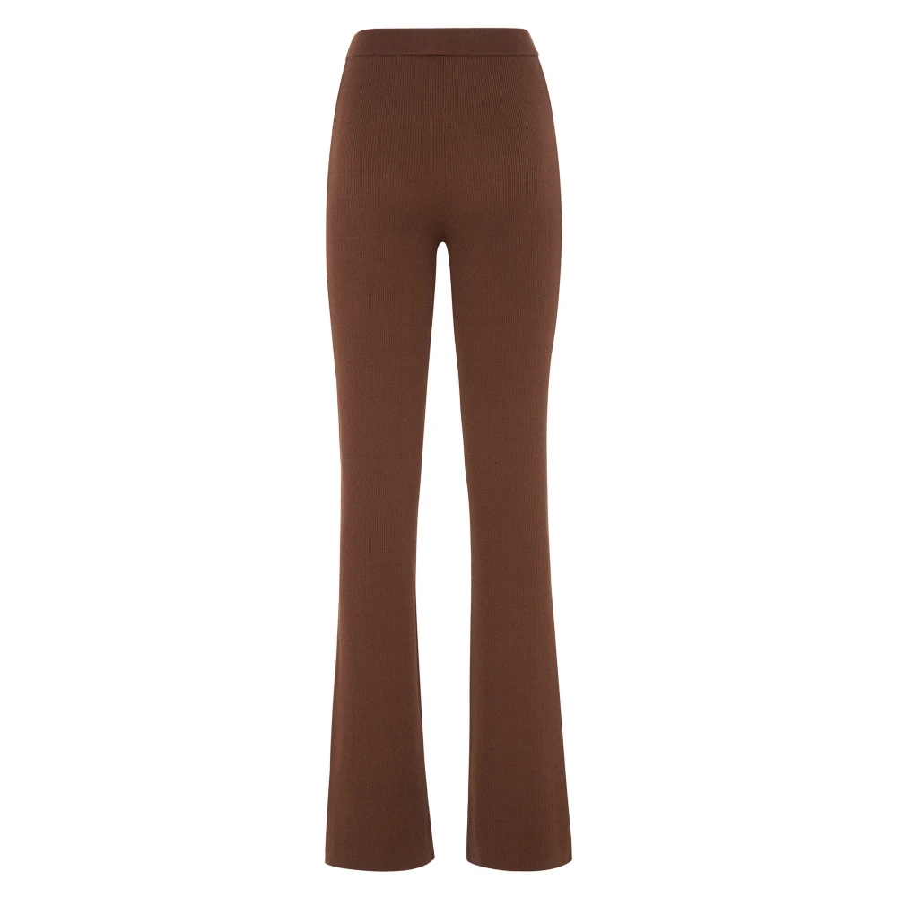 MVP wardrobe Santa Monica Gebreide Broek Brown Dames