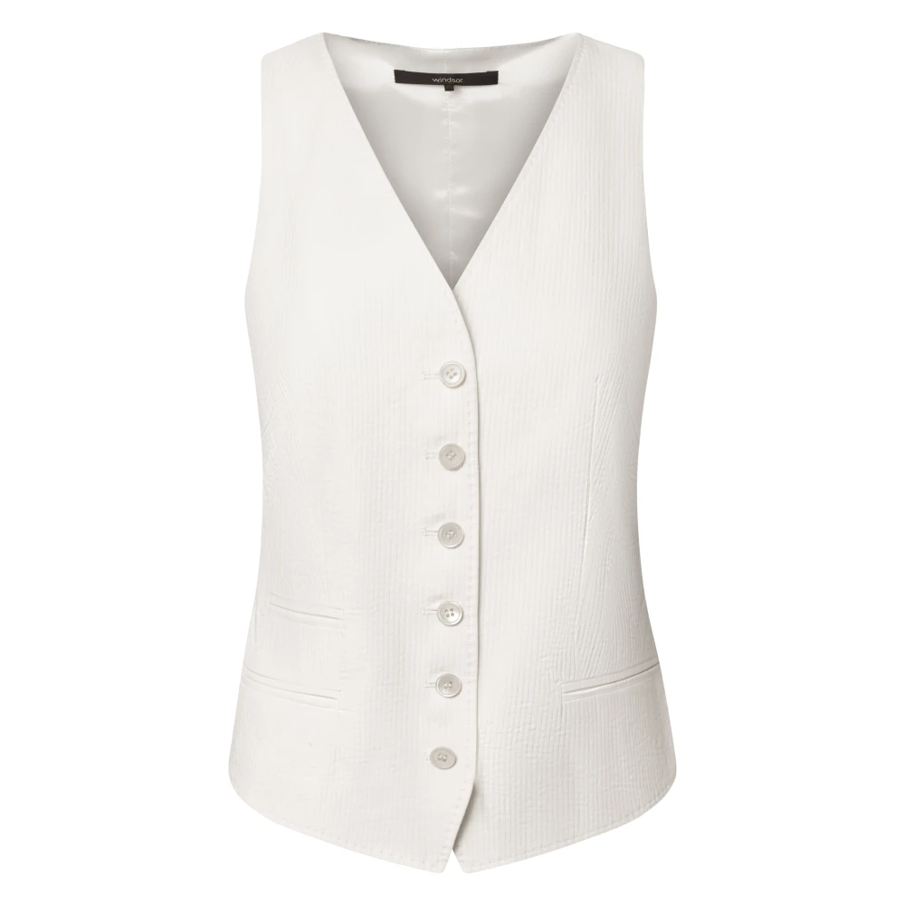 Windsor - Jackets > Vests - White - Windsor - Modalova