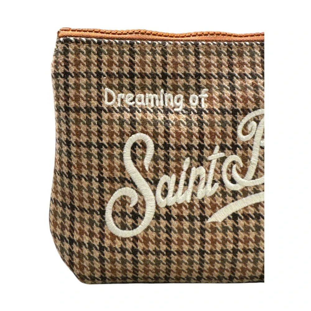 MC2 Saint Barth Dames Accessoiretasje met Rits Brown Dames