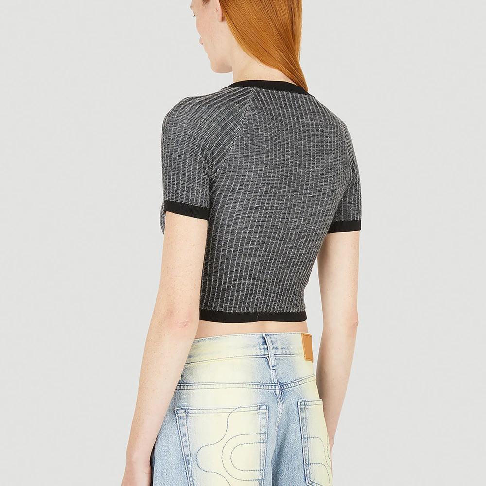 Eckhaus Latta Tops Gray Dames