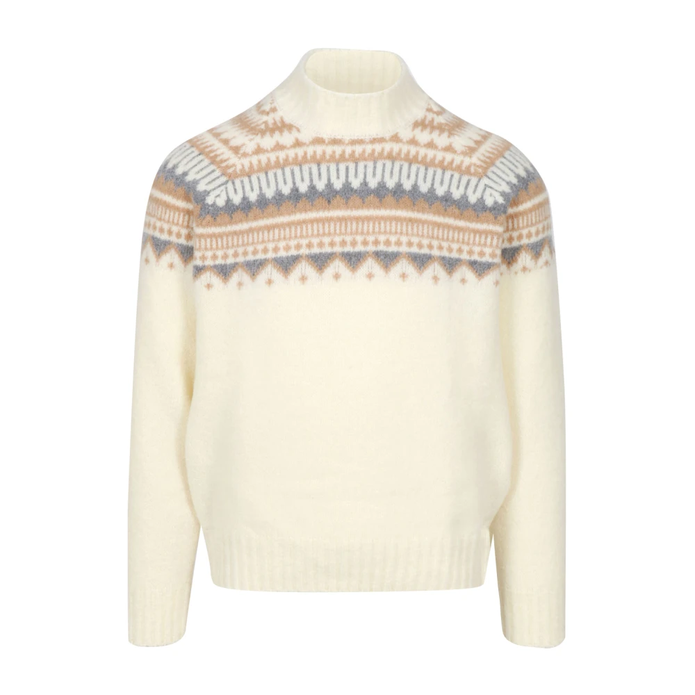 Gran Sasso Hombre Multicolor - Suéter De Cuello Alto- Knitwear - M- Suéter De Cuello Alto