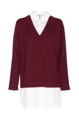 Ribbed Pullover with Ajour Details