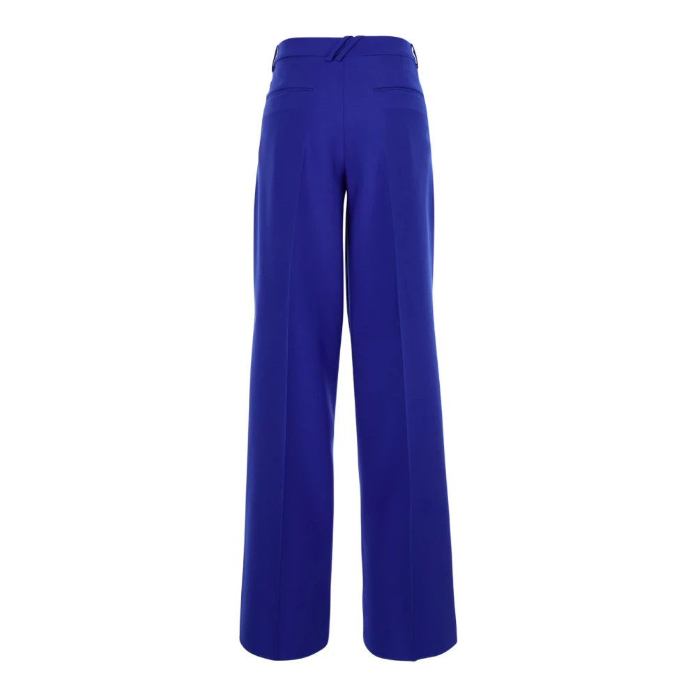 Burberry Wide Trousers Blue Dames