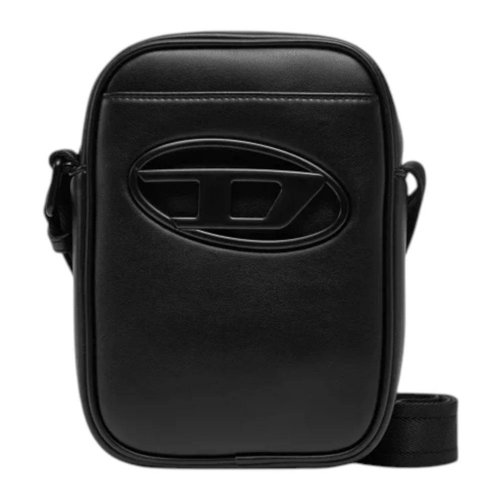 Diesel Men's Black Cross Body Bags, One Size, Holi-D Crossbody