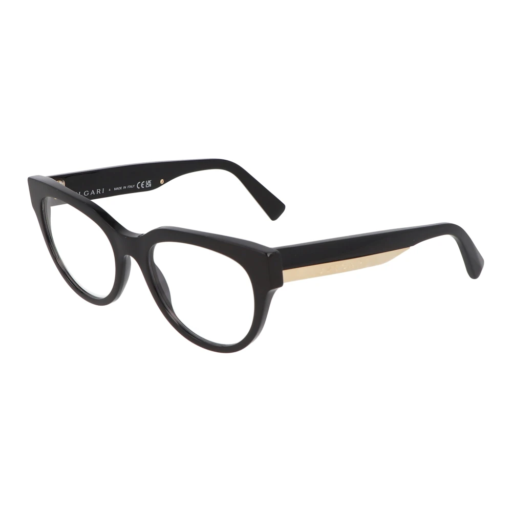 Bvlgari Onregelmatig acetaat montuur bril Black Unisex