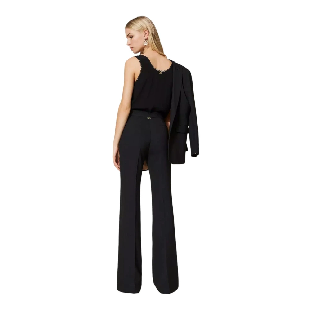 Twinset Elegante Broeken Black Dames