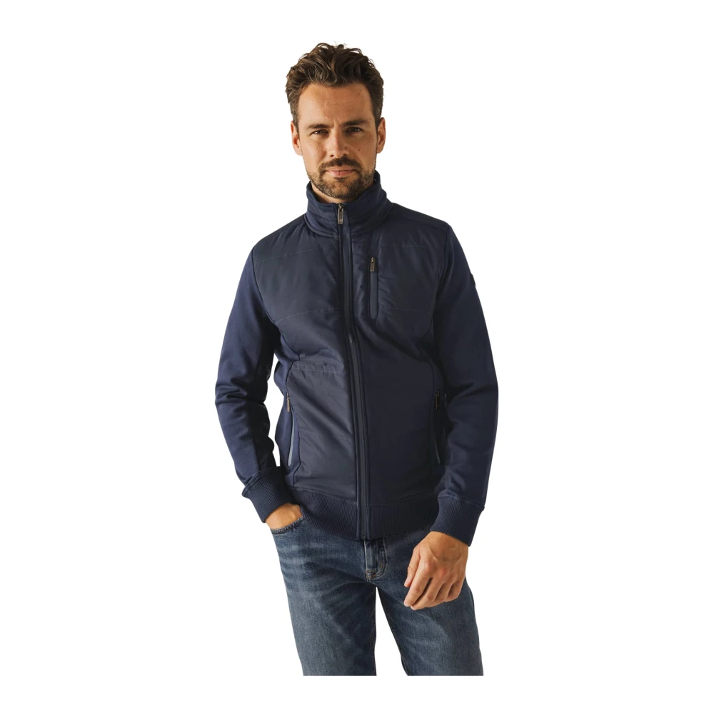 State of Art Donkerblauwe Vest Stijlvolle Mode Blue Heren