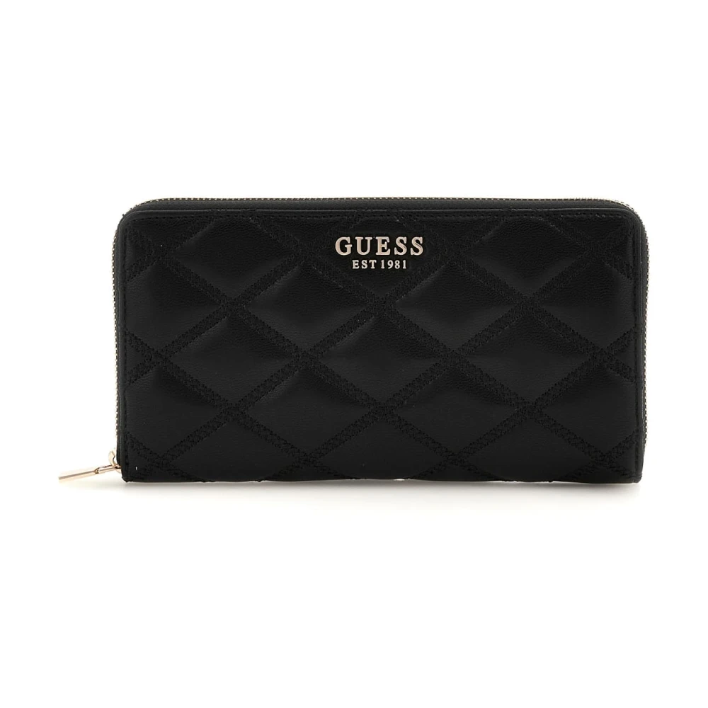 Guess Women's Black Wallets & Cardholders, One Size, Small Zip Wallet Tamsin