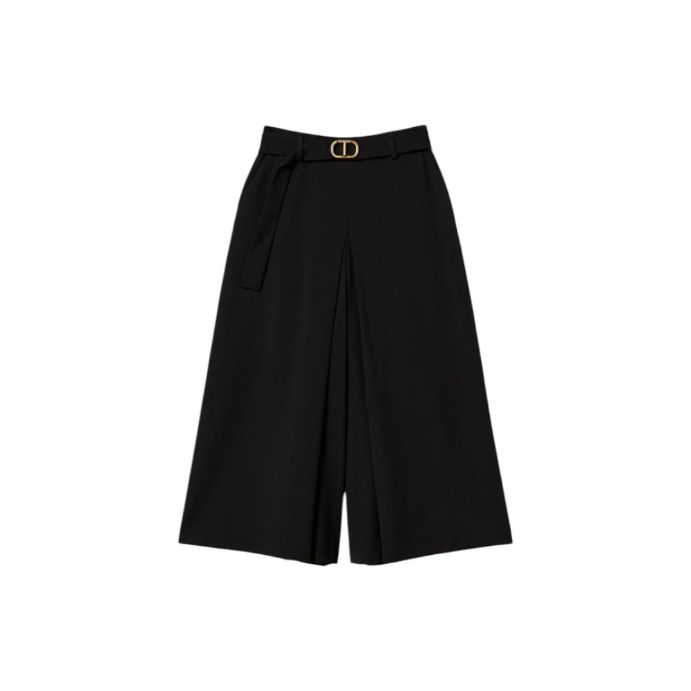 Trousers > Cropped Trousers - - Twinset - Modalova