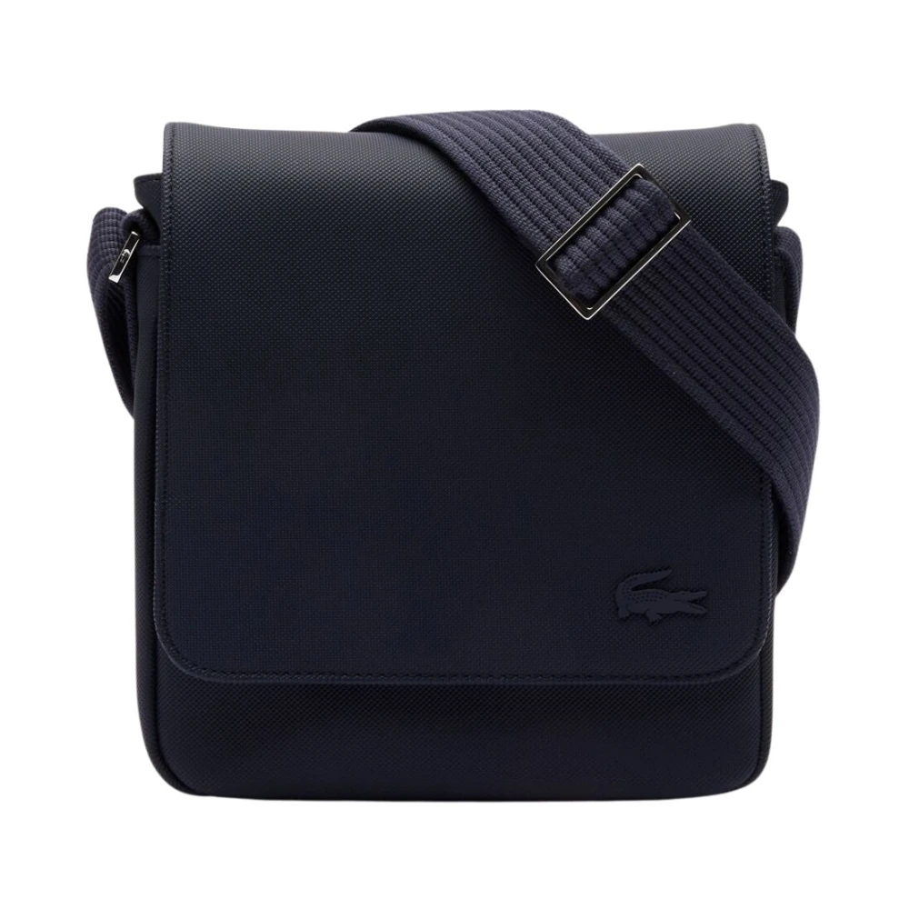 Lacoste Donna Blu Borsa A Tracolla Classic Flap