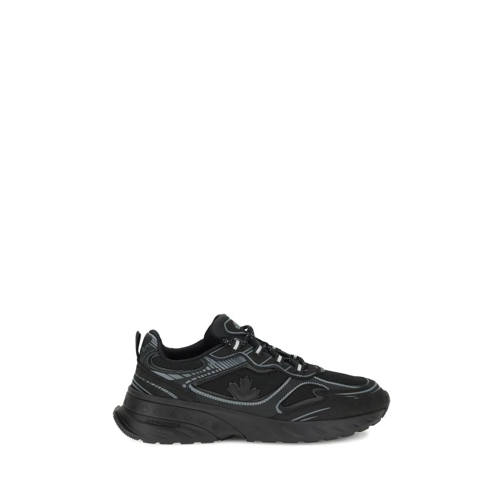 Dsquared2 Men's Black Sprinter Trainers - Sneakers - 7 Uk - Shoes