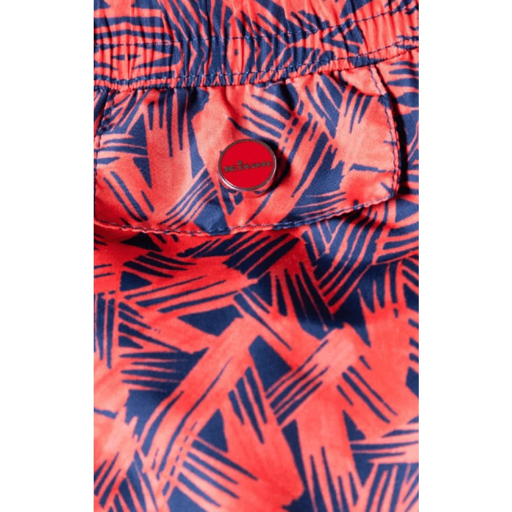 Kiton Abstract Patroon Zwemshorts Multicolor Dames