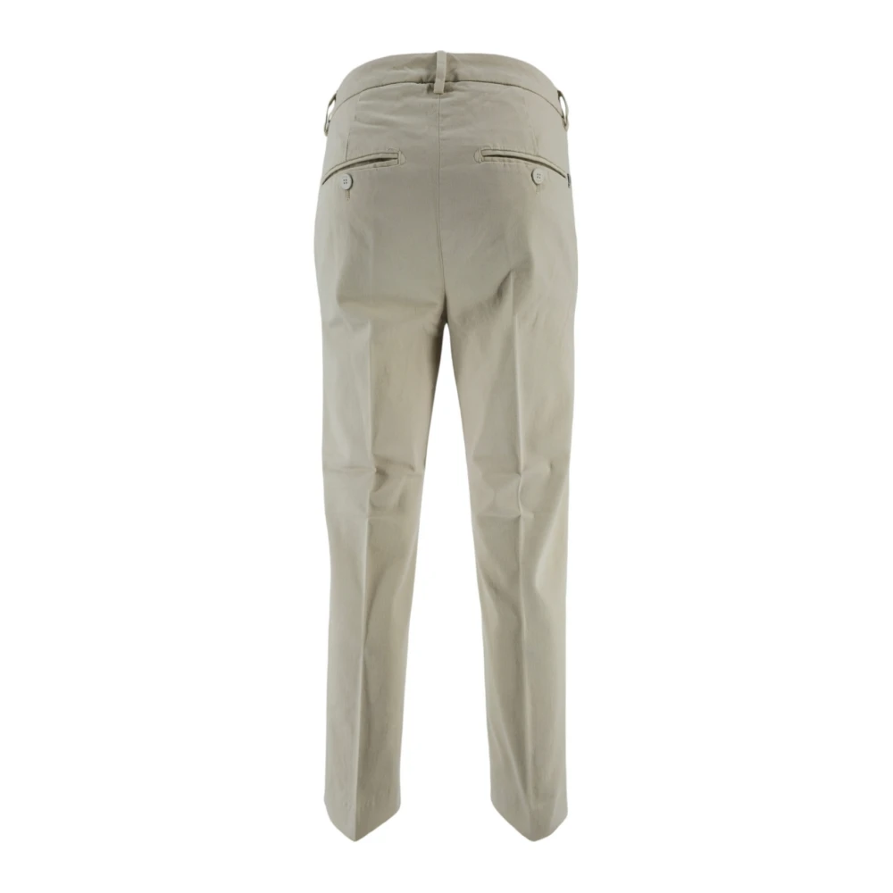 Dondup Gabardine Damesbroek in Latte Beige Dames