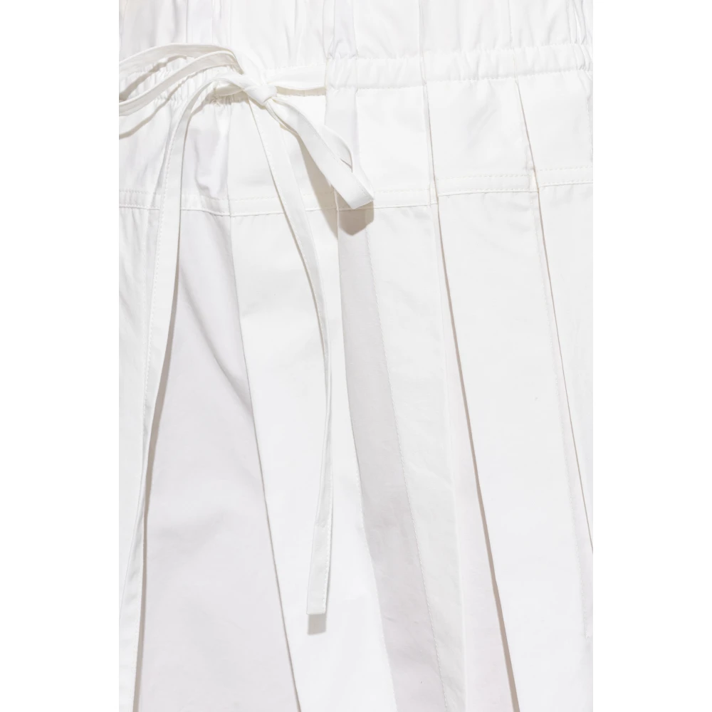 Jil Sander Oversized broek White Dames