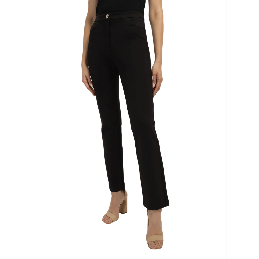 Guess Zwarte Flare Broek voor Vrouwen Black Dames