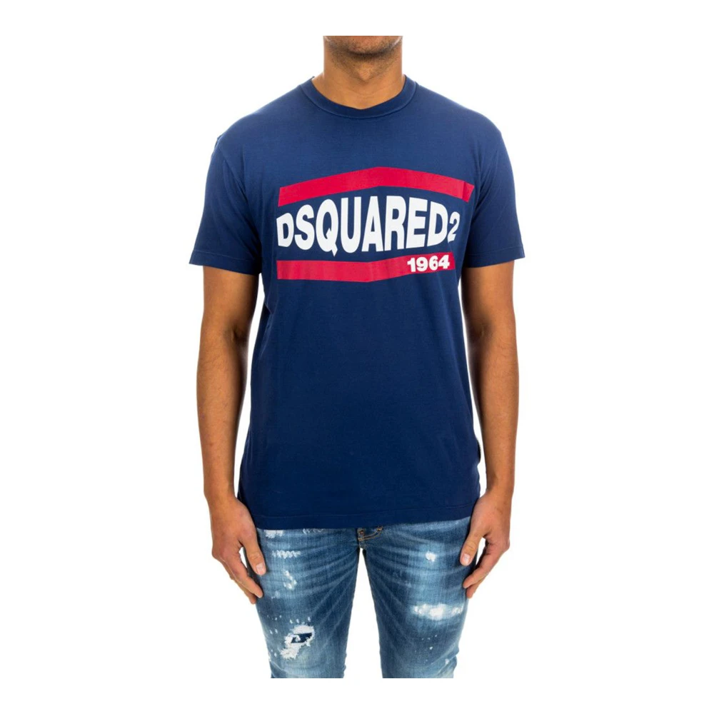 Dsquared2 Klassiek T-Shirt Blue Heren