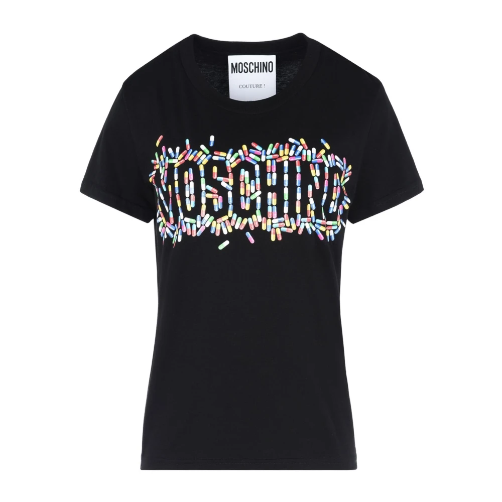 Moschino Casual Katoenen T-shirt Black Dames