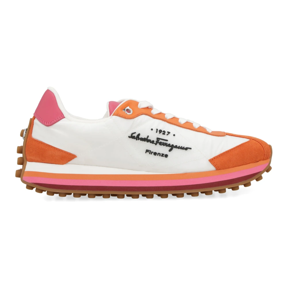 Ferragamo Contrastleren Lage Sneakers Dames Schoenen Veelkleurig Multicolor