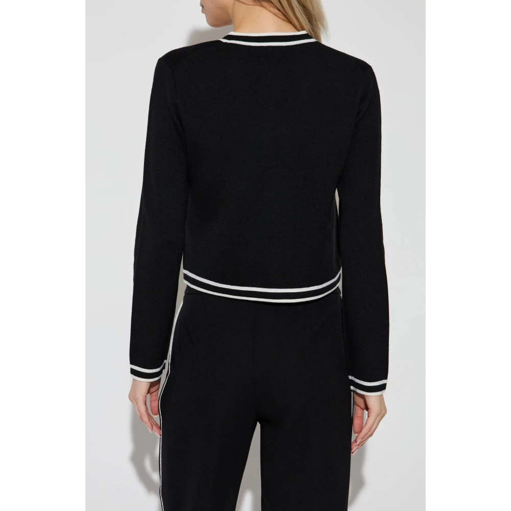 TORY BURCH Wollen vest 'Kendra' Black Dames