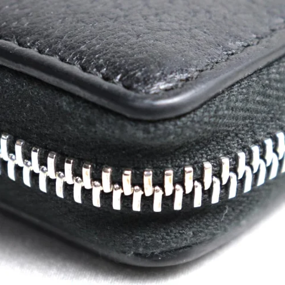 Gucci Vintage Pre-owned Leather wallets Black Dames