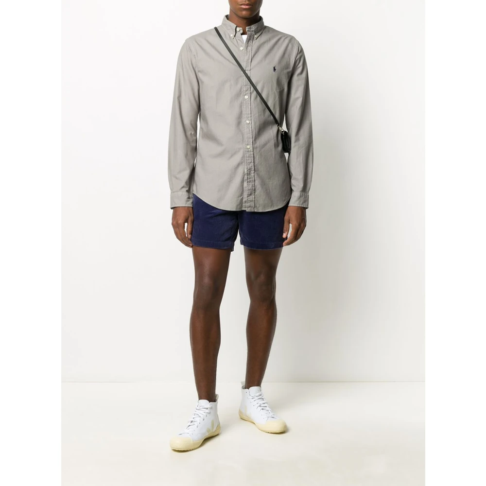 Polo Ralph Lauren Grijze Shirts voor Mannen Aw24 Gray Heren