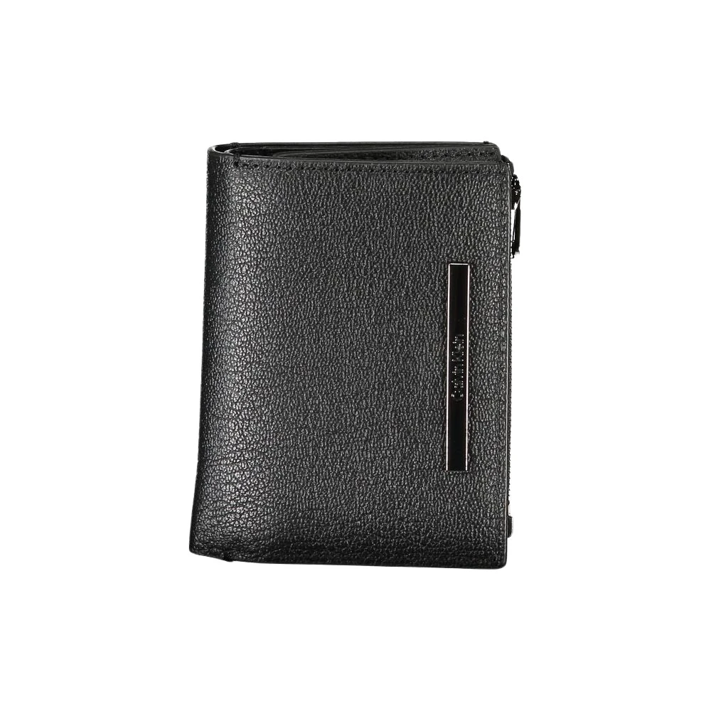 Calvin Klein Men's Black Wallets & Cardholders, One Size, Leather Wallet