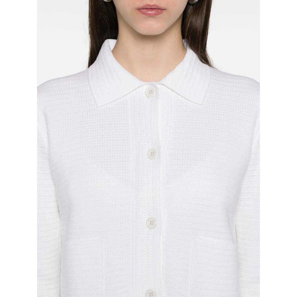 Fabiana Filippi Witte Vest met Zakken White Dames
