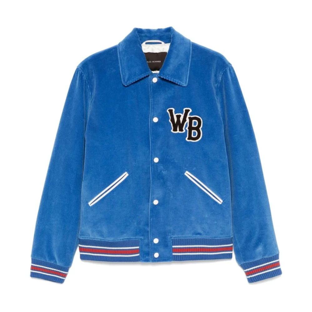 Wales Bonner Blauwe Homecoming Varsity Jack Blue Heren