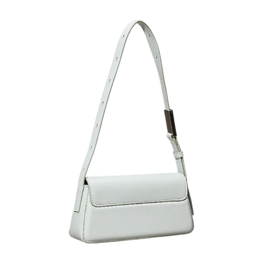 Calvin Klein Witte Belted Kleine Tas Gray Dames