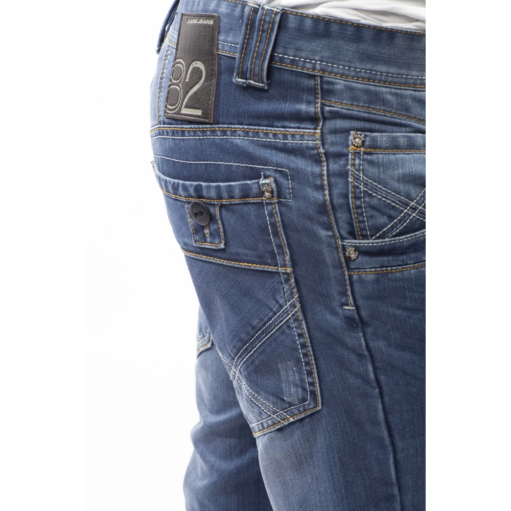 Cars Jeans Crown Stonewash Used Blue Heren